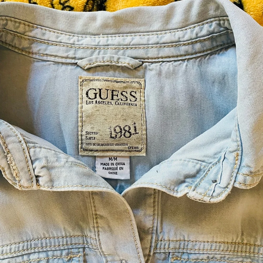 Guess Light Blue Denim dress - Picture 4 of 12
